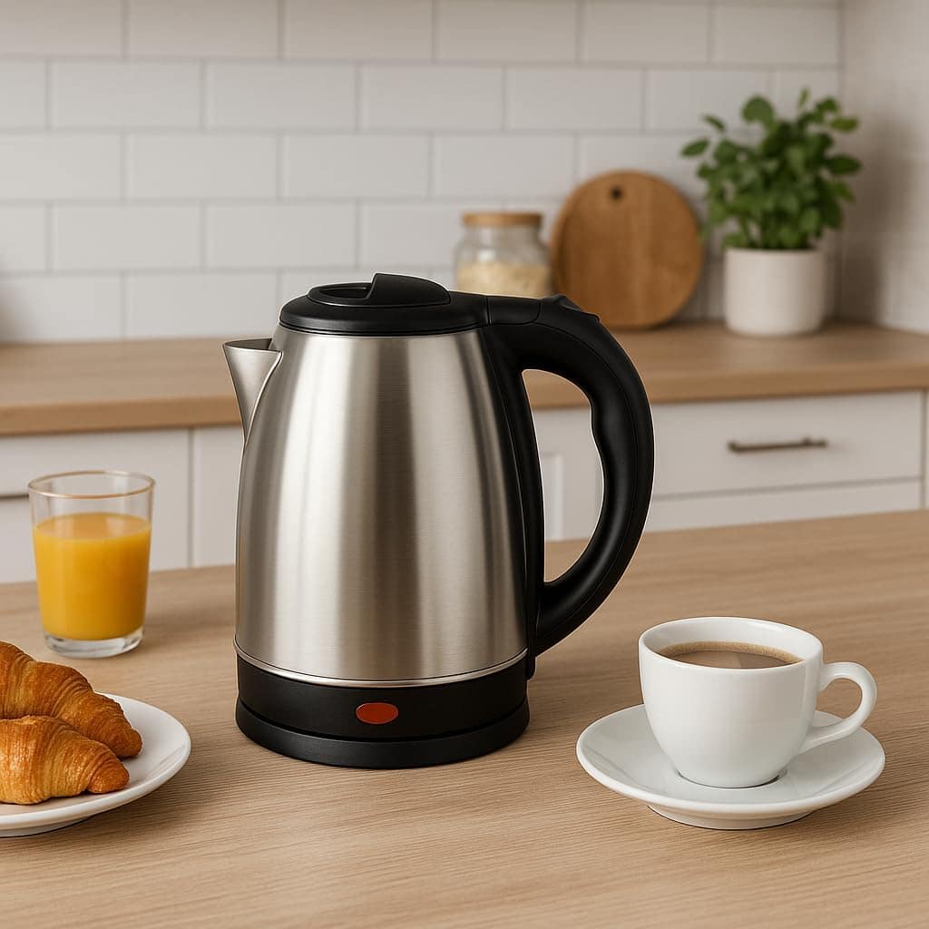 Chaleira Elétrico Jarra 1.8L Café Chá Inox 127v - Image 2