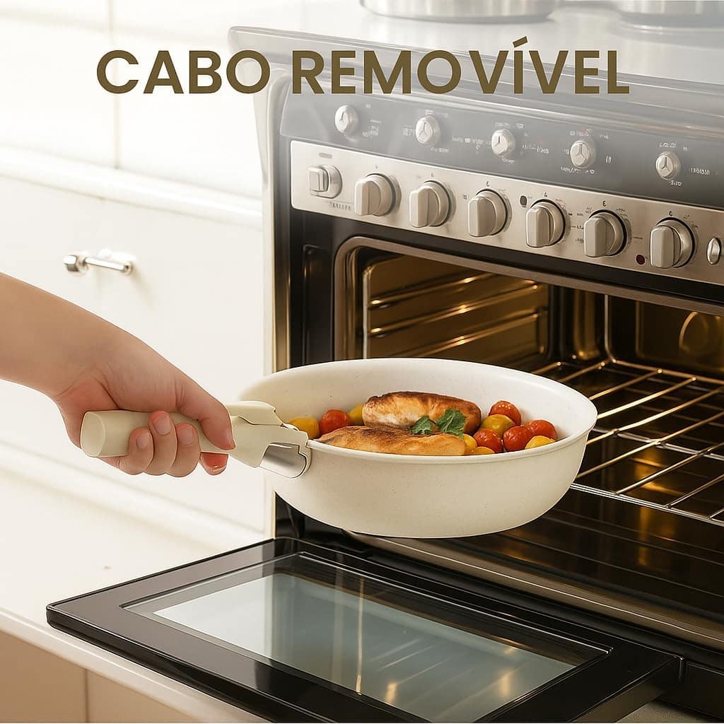 Conjunto de Panelas Antiaderentes com Cabo Removível. Vai do... - Image 3