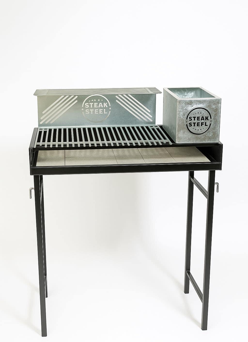 Churrasqueira Parrilla Argentina Portátil Steak Steel Grelha...