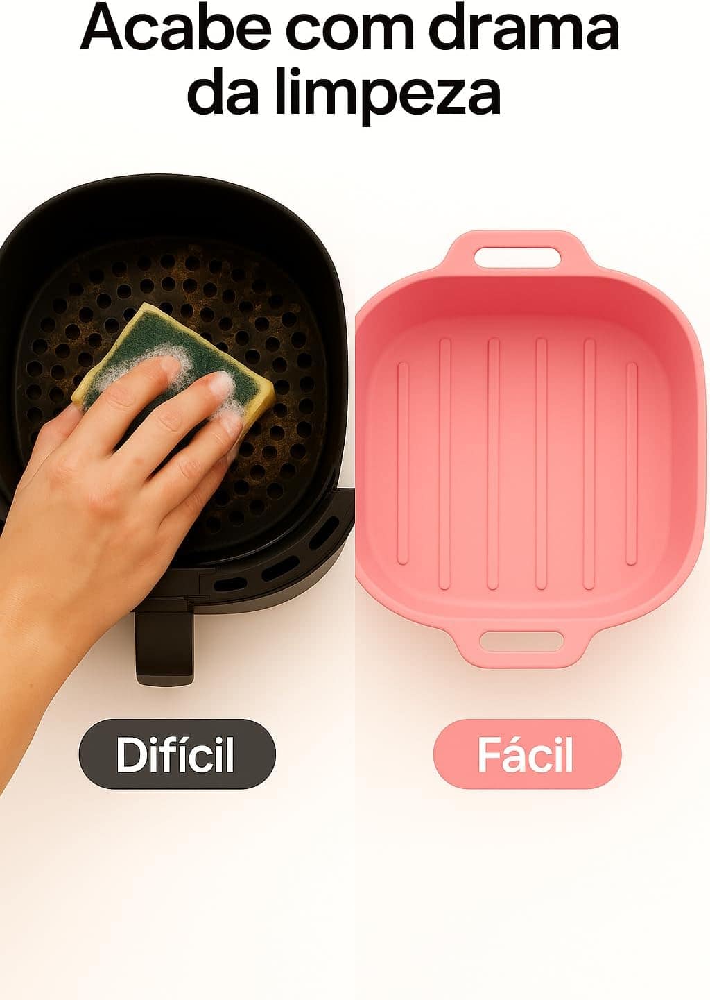 Forma de Silicone Quadrada Premium para Air Fryer 3 a 5 Litr... | É bom mesmo? Descubra antes de comprar - Image 5
