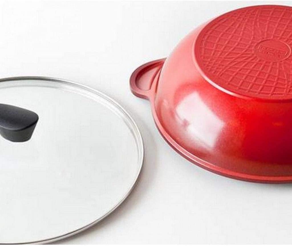 Panela Wok em Alumínio 28cm Neoflam Vermelha - Image 6