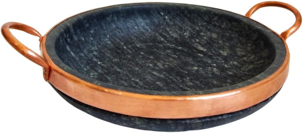 Frigideira Fritadeira Pedra Sabão 22 cm Sem Tampa Alça Cobre... - Image 4