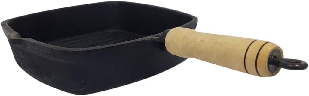 Chapa Bifeteira Alta Grelhada Bistequeira De Ferro Fundido - Image 6