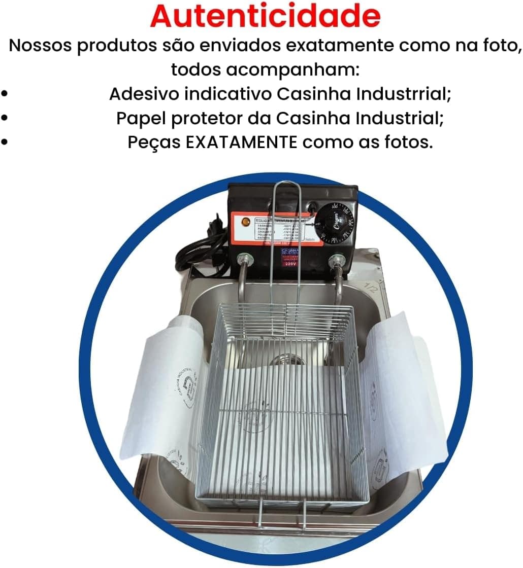 Fritadeira Elétrica Industrial Cuba 5L Econômica (110volts) | É bom mesmo? Descubra antes de comprar - Image 8