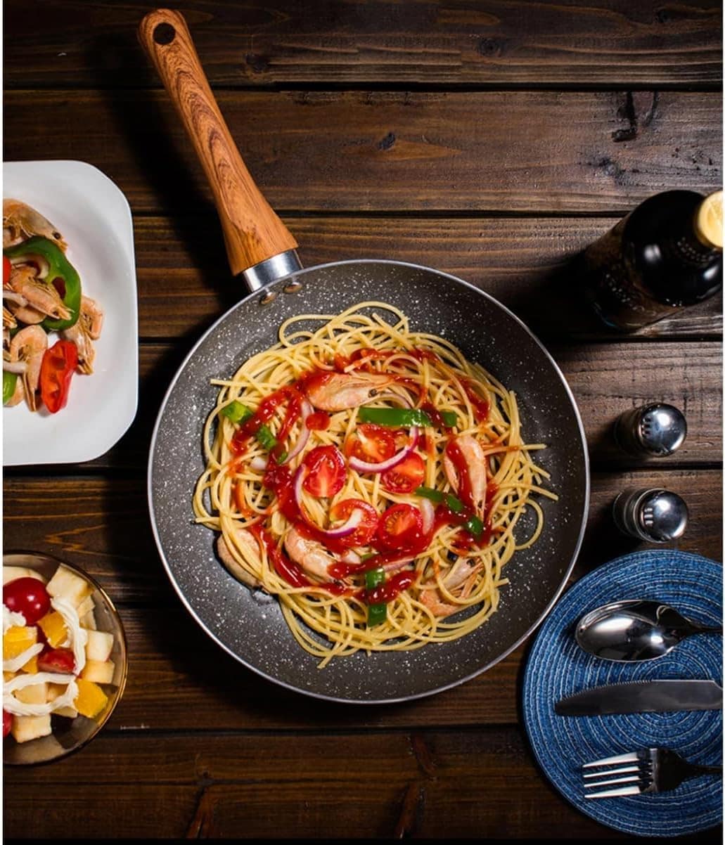 Frigideira Grande de Alumínio com Revestimento Cerâmico e Ca... - Image 3