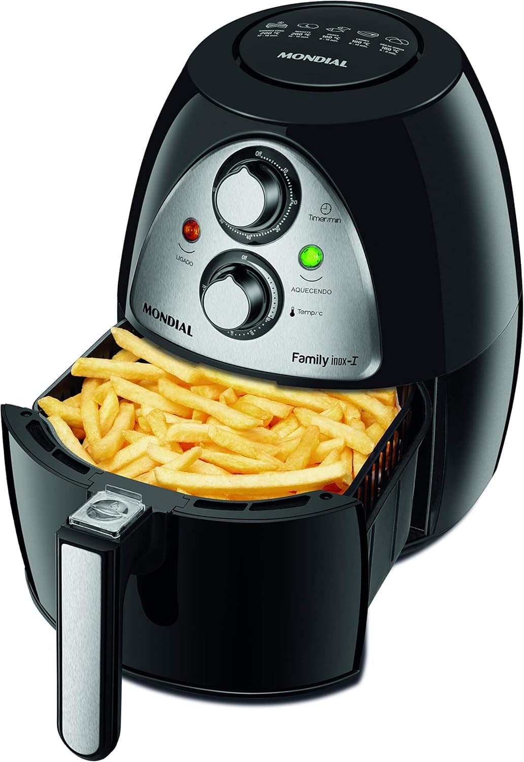 Fritadeira Sem Óleo Mondial, Family Inox-I - 4L, 110V, Preto... | É bom mesmo? Descubra antes de comprar