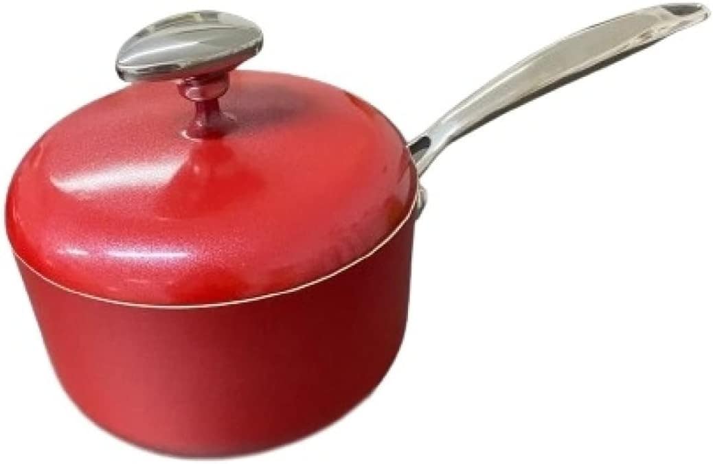 Jogo Panelas Antiaderente Vermelho Com Revestimento Cerâmico - Image 3