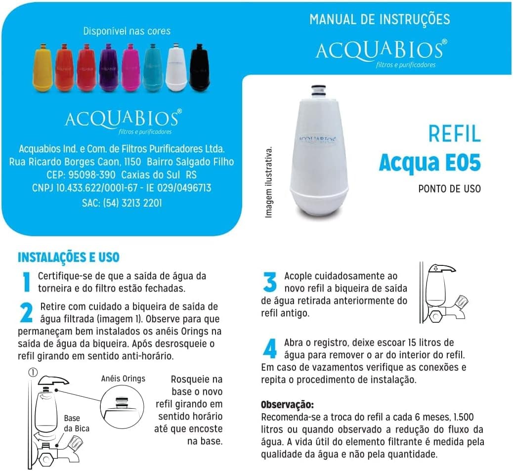 REFIL ACQUABIOS ACQUA E05 BRANCA | É bom mesmo? Descubra antes de comprar - Image 4