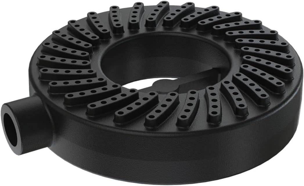 Queimador Alta Pressão Chuveiro Fogão Industrial Ferro 18cm