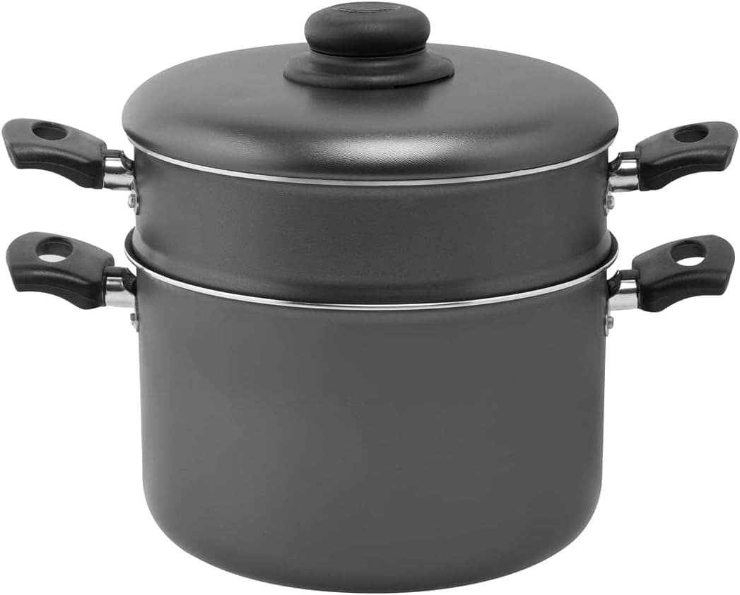 Panela Cozimento Vapor Vaporella 16 Antiaderente 3x1 Grafite