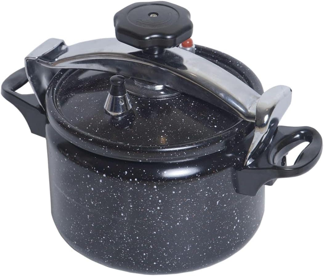 Panela Alta Pressão Indução Antiaderente Revestimento Mármor...