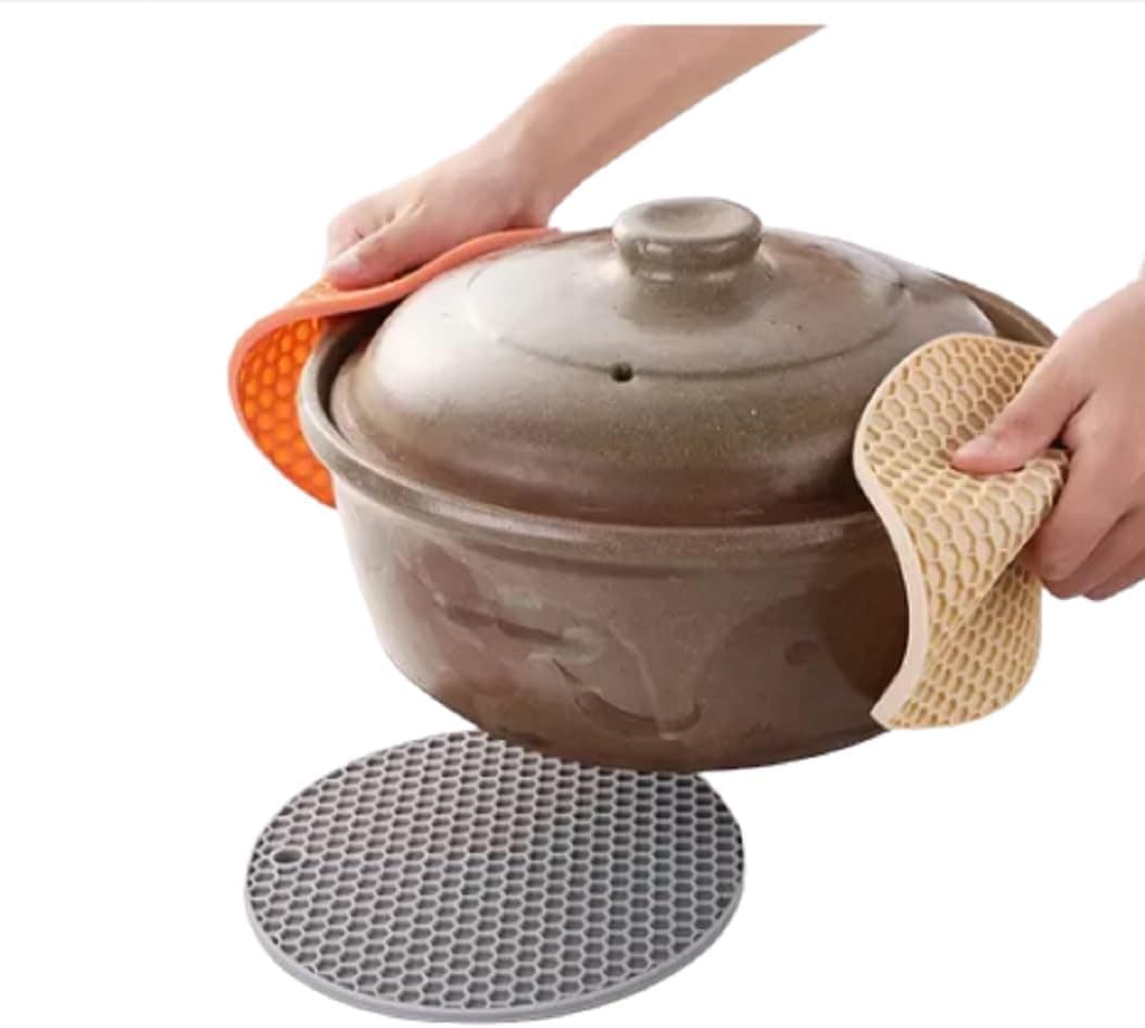 Kit 4 Unidades Descanso De Panela De Silicone Redondo Colors... - Image 2