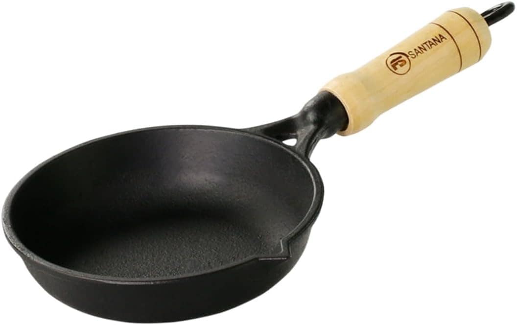 Frigideira Ferro Fundido Tampa Ferro Egg Pan Santana 14 Cm - Image 4