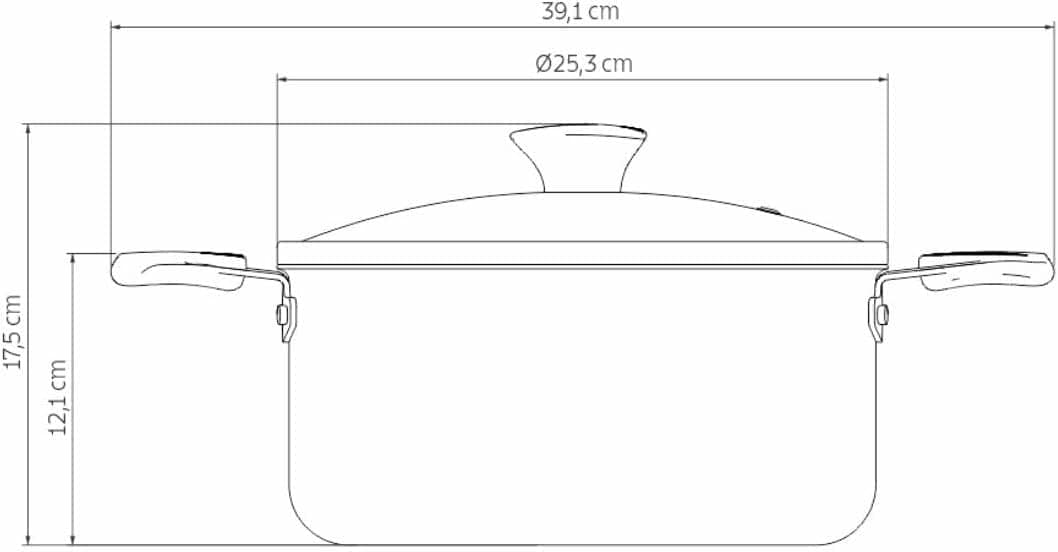 Caçarola Tramontina Lyf em Alumínio com Revestimento Interno... - Image 4