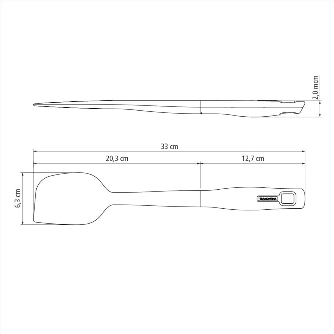 Espátula Silicone Verano Onix Tramontina - Image 4