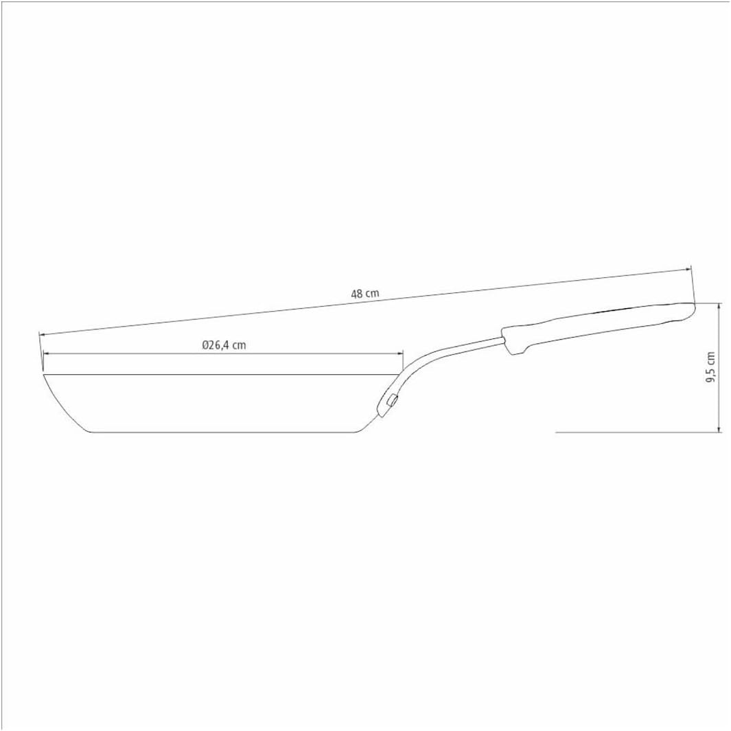 Frigideira Tramontina Profissional em Ferro 26 cm 1,7 L - Image 4