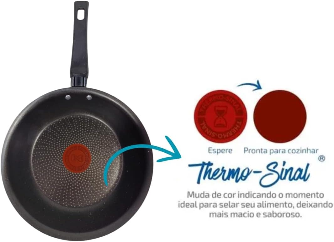 Frigideira Francesa 20CM Vermelho Rochedo - Image 2