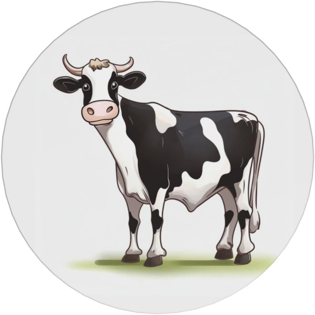 Porta-copos com estampa de vaca leiteira para bebidas, conju... - Image 9