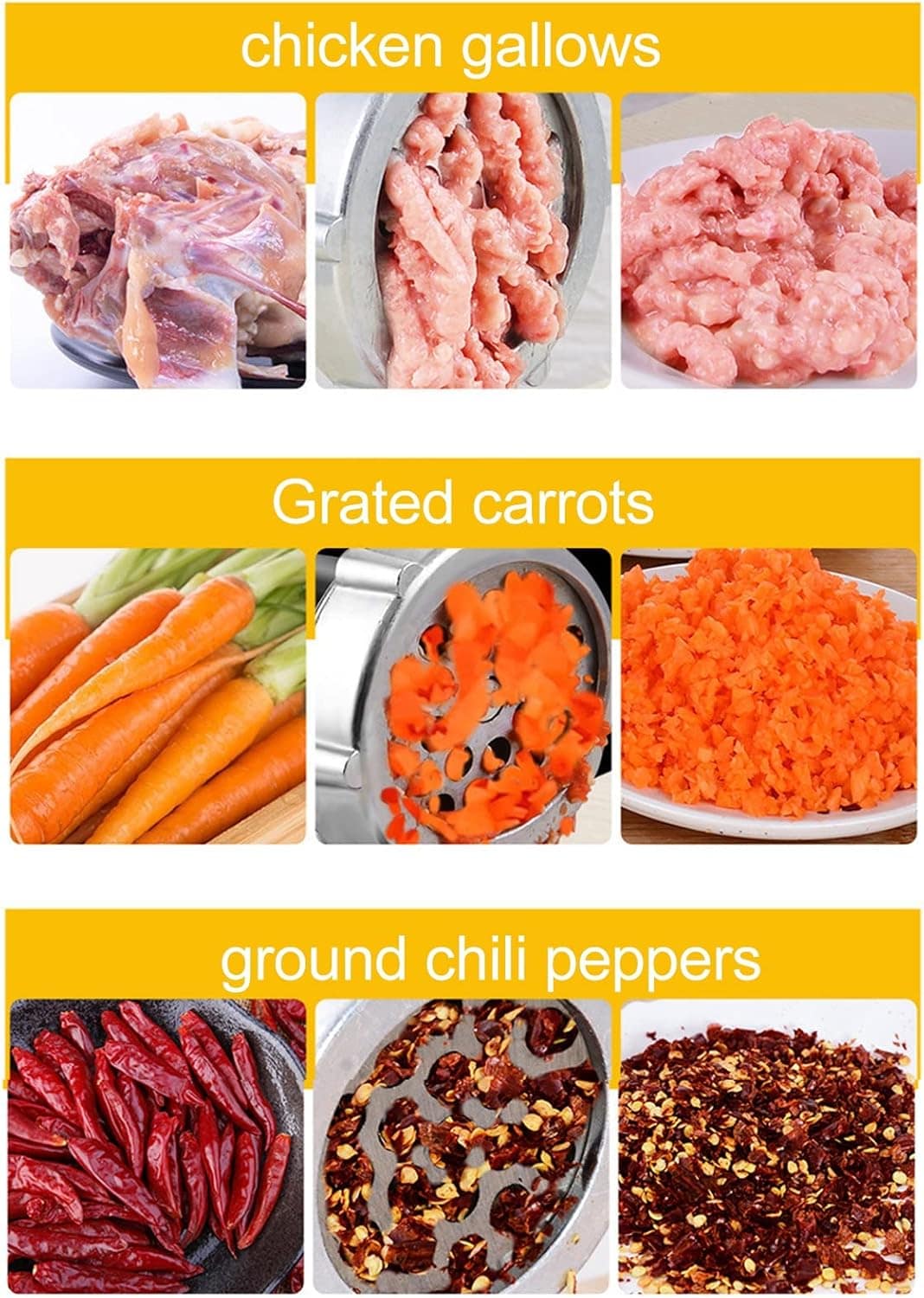 Moedor de carne manual QANYEGN, enchimento de linguiça de ca... - Image 6