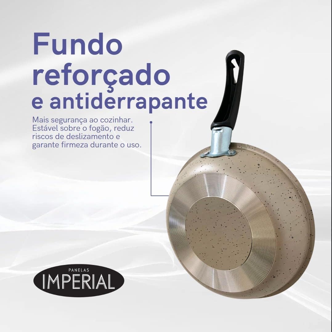 Panela Grande Robusta Teflon Antiaderente Tampa De Vidro N24... - Image 5