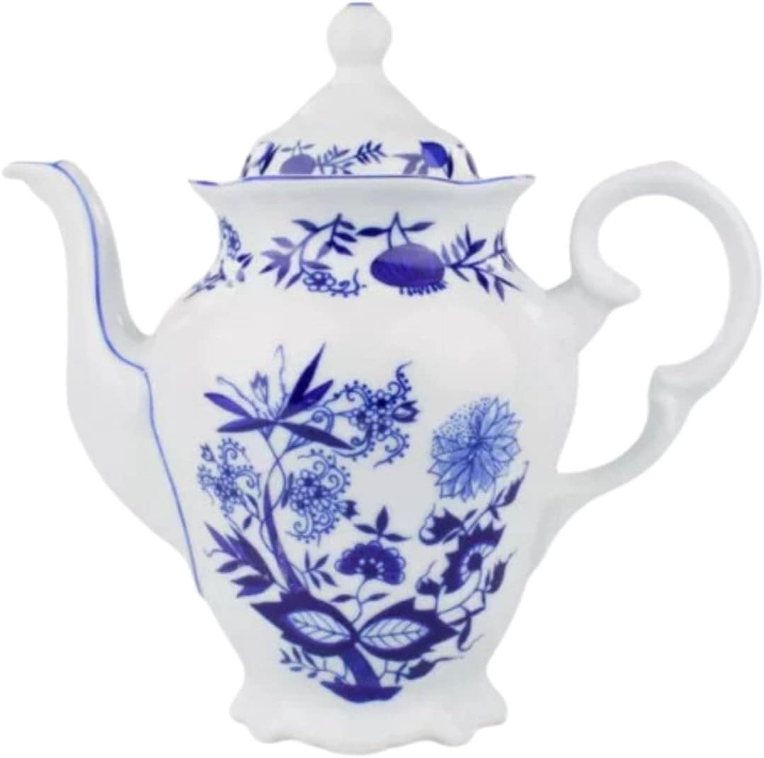 Schmidt Jogo de Chá 4 Peças Cebolinha Porcelana Azul - Bule ... - Image 2