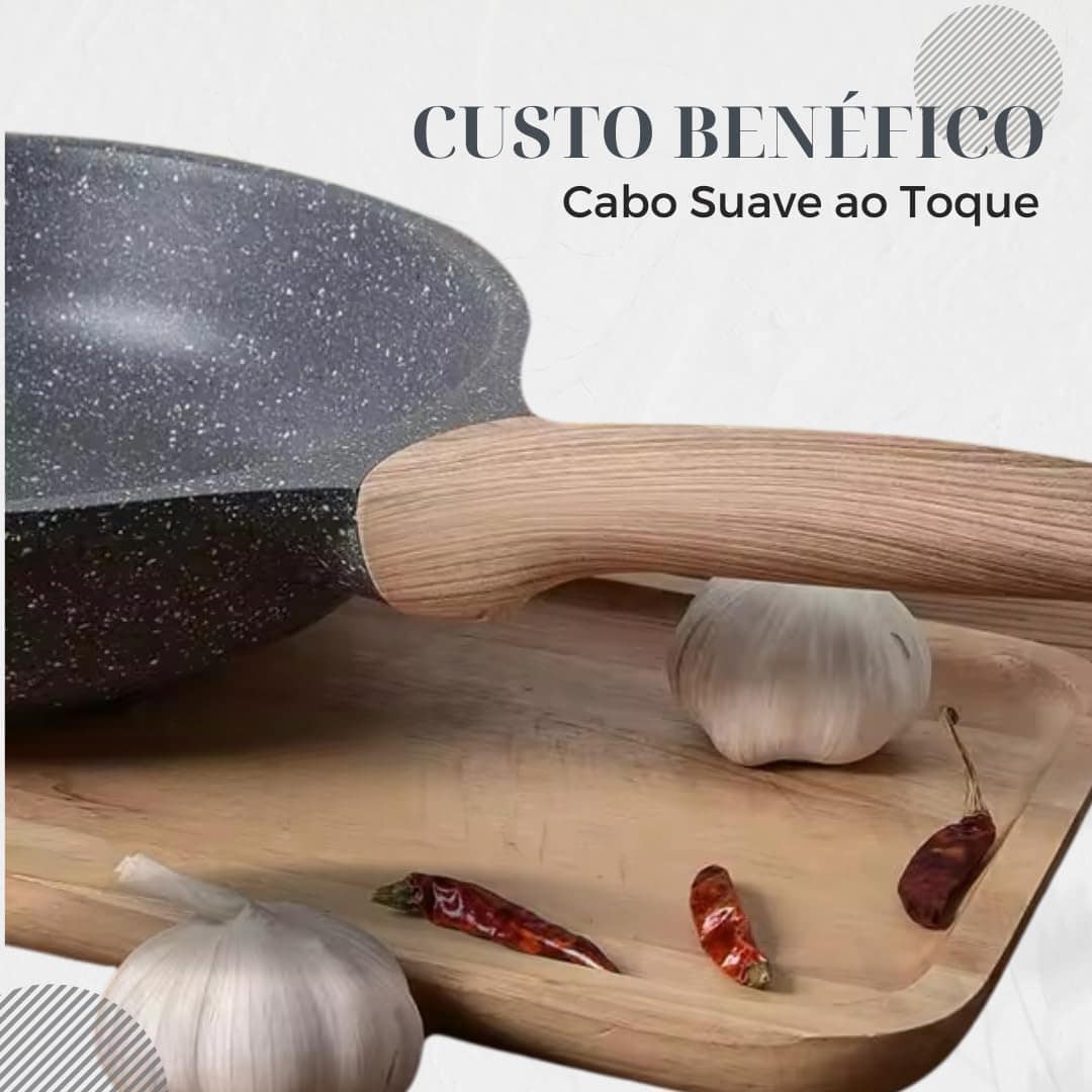 Frigideira Antiaderente Premium De Cerâmica Grande 28cm Comp... - Image 8