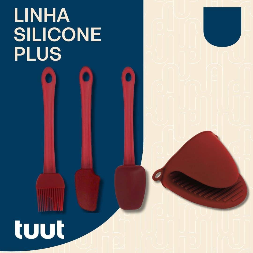 Tuut, Linha Silicone Plus, Rapa-tudo, Vermelho, 21,5cm - Image 3