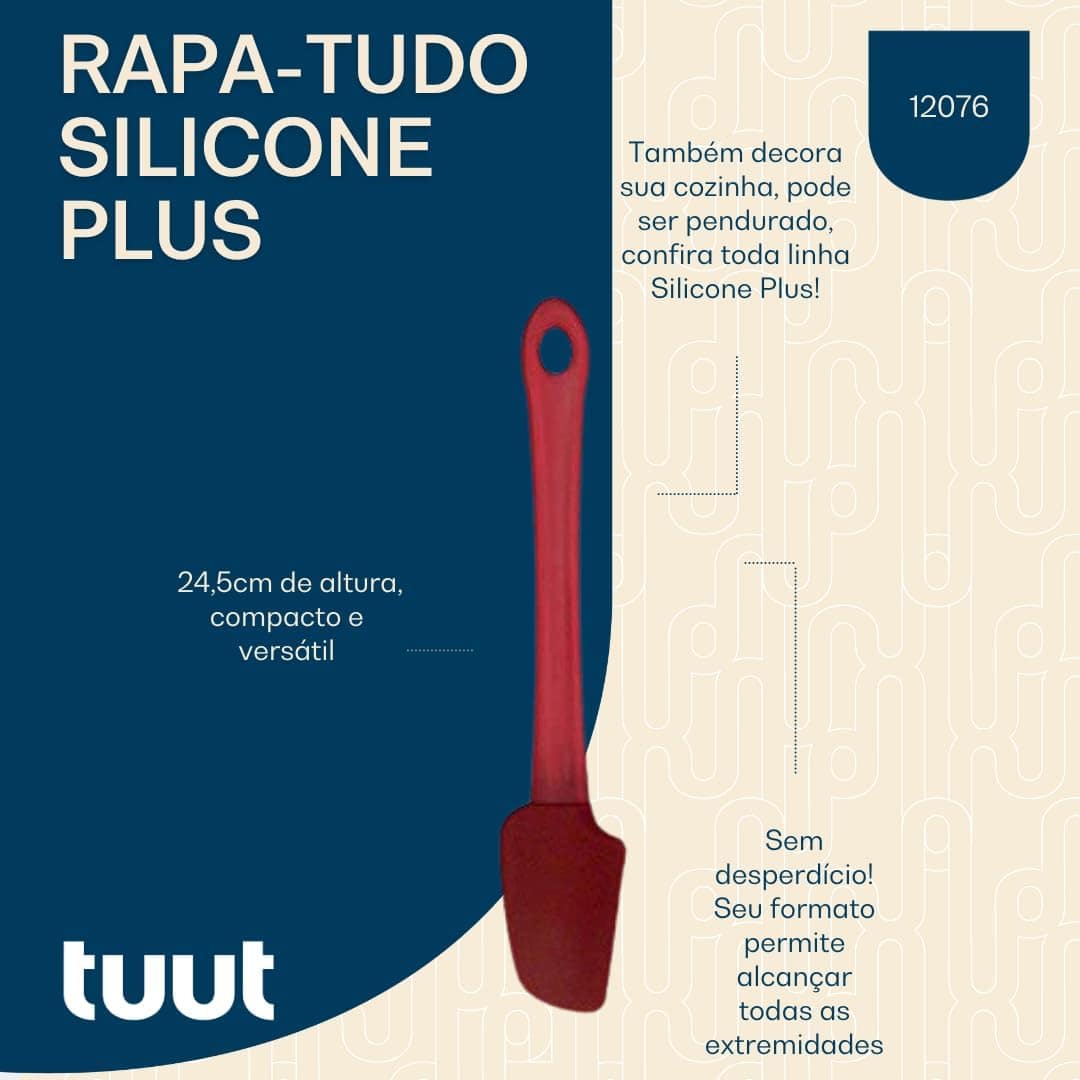 Tuut, Linha Silicone Plus, Rapa-tudo, Vermelho, 21,5cm - Image 2