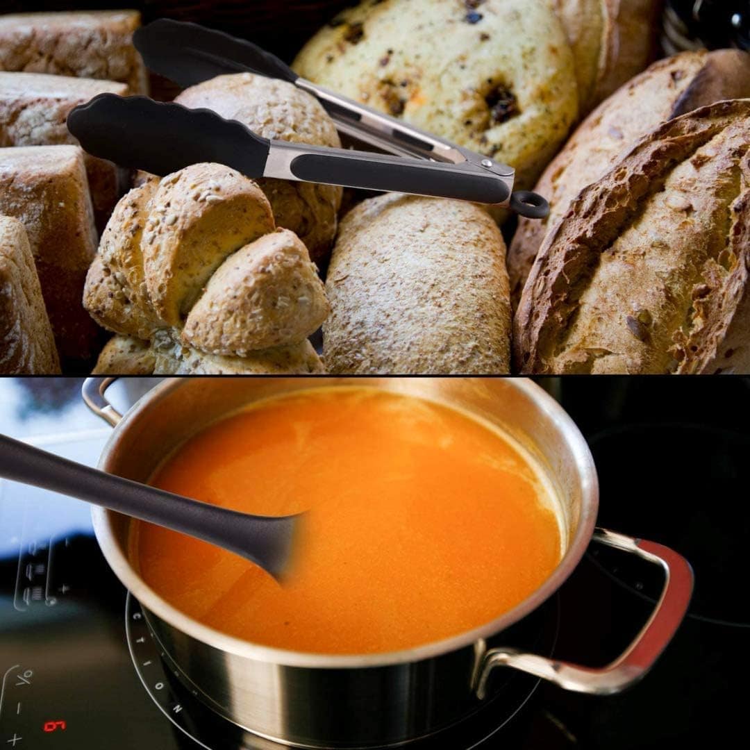 JG STORE Kit 10 Peças Jogo De Utensílios De Silicone Maciço ... - Image 6