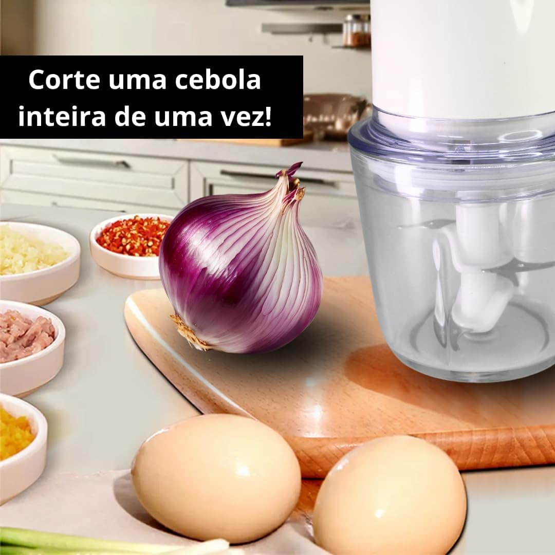 Processador de Alimentos 600ml Recarregável Sem Fio de Vidro... - Image 8