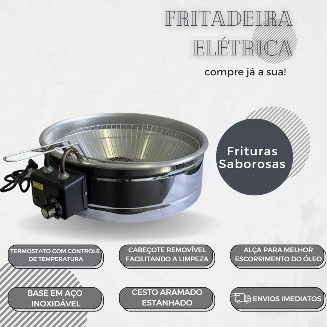 Fritadeira Elétrica Industrial Tacho Redondo 5 Litros com Te... | É bom mesmo? Descubra antes de comprar - Image 4