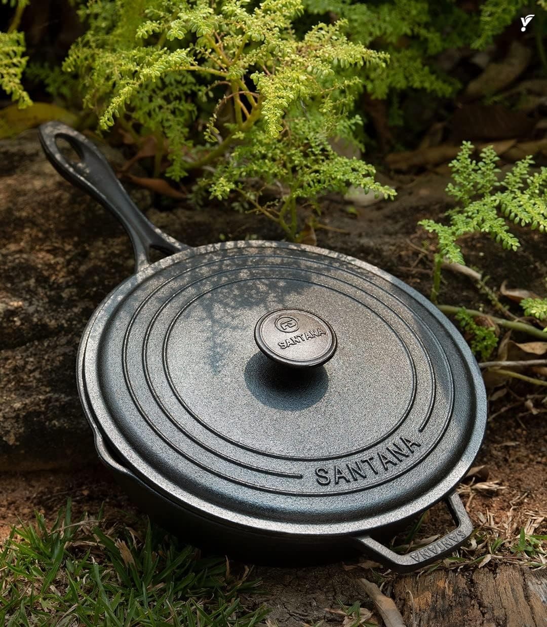 Frigideira Líder Com Tampa de Ferro Fundido 26 Cm Santana - Image 2