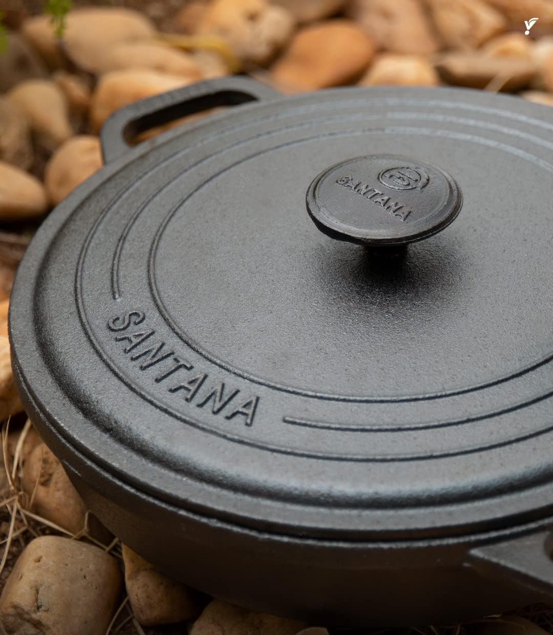 Frigideira Líder Com Tampa de Ferro Fundido 26 Cm Santana - Image 5