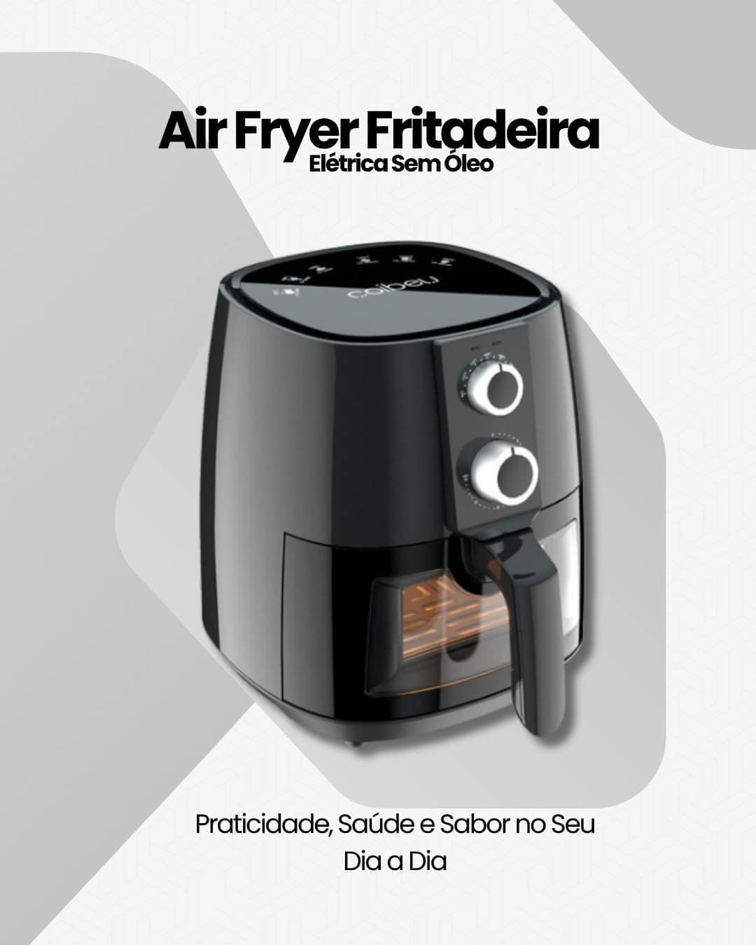 Air Fryer Fritadeira Elétrica Sem Óleo 3,8l 1350w 110v Preto | É bom mesmo? Descubra antes de comprar - Image 2