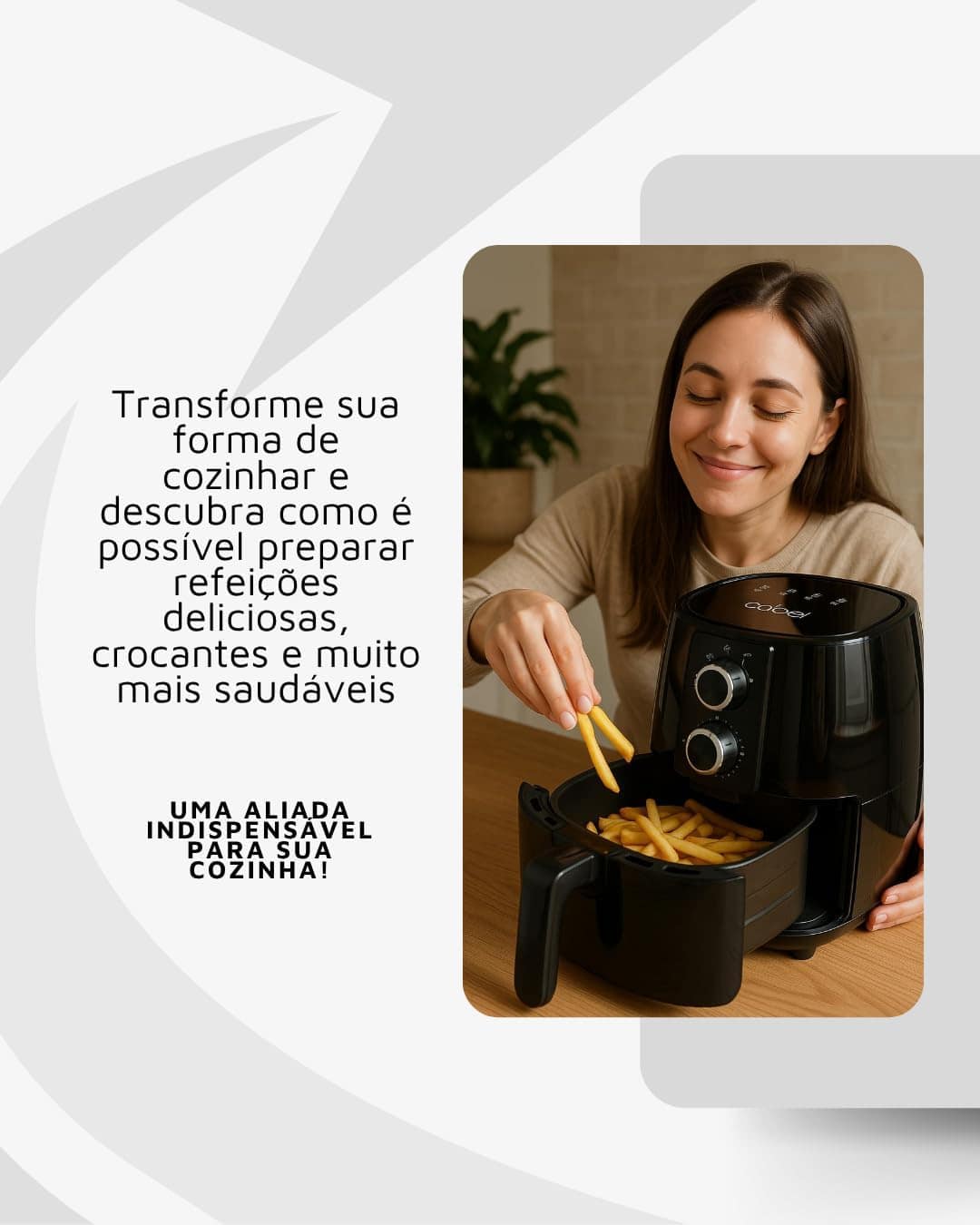 Air Fryer Fritadeira Elétrica Sem Óleo 3,8l 1350w 110v Preto | É bom mesmo? Descubra antes de comprar - Image 5