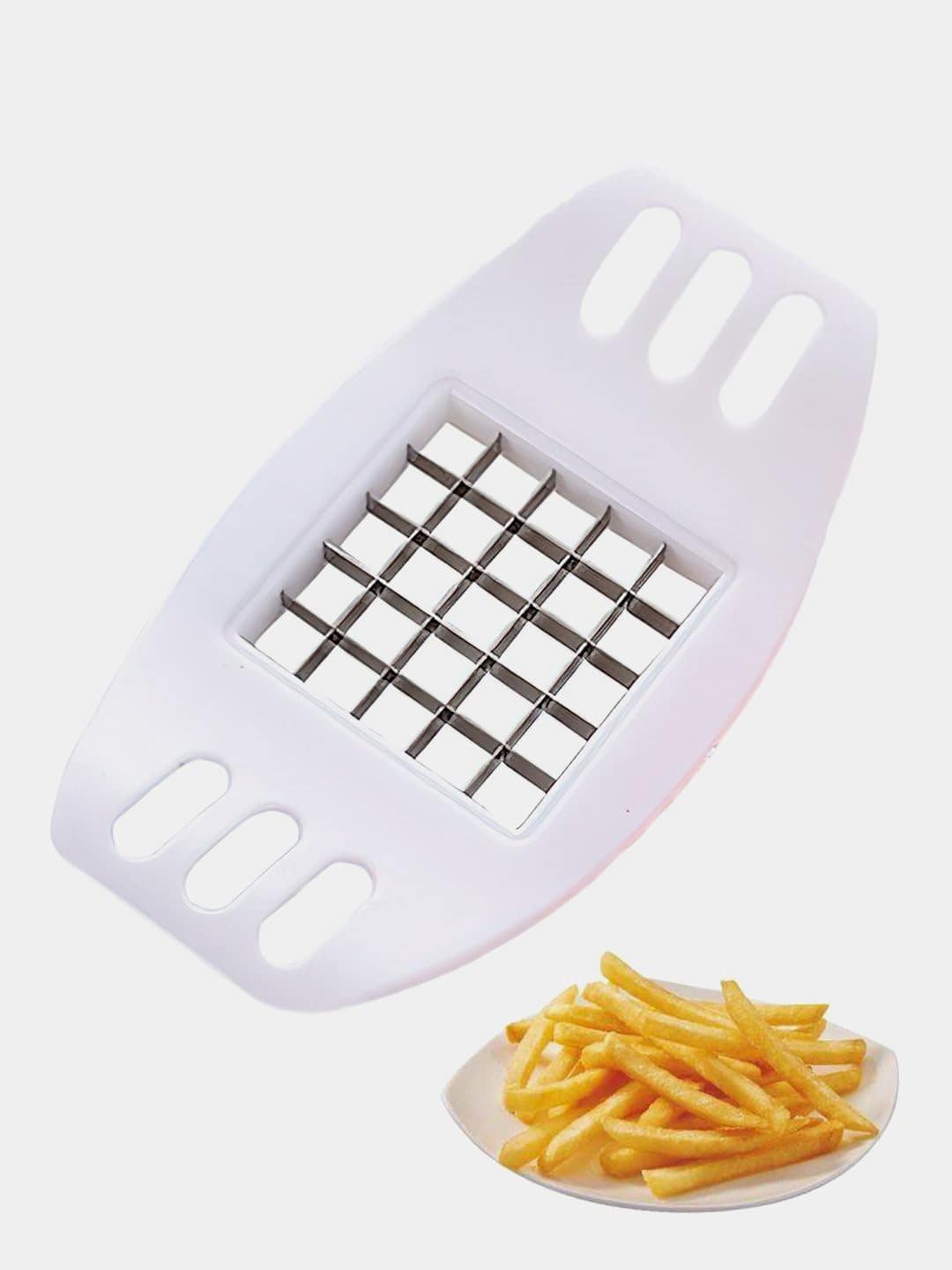 Kit cortador picador de batatas palito com descascador ralad... - Image 4