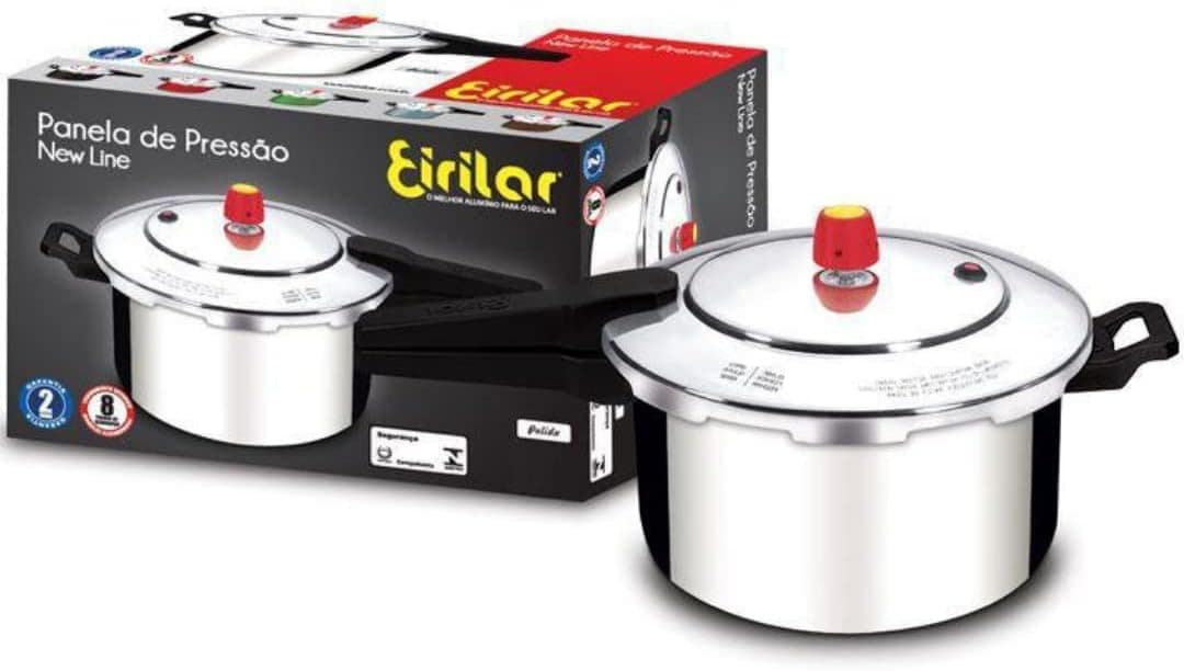 Panela Pressao Polida Eirilar Fechamento Externo 7,5l - Image 4