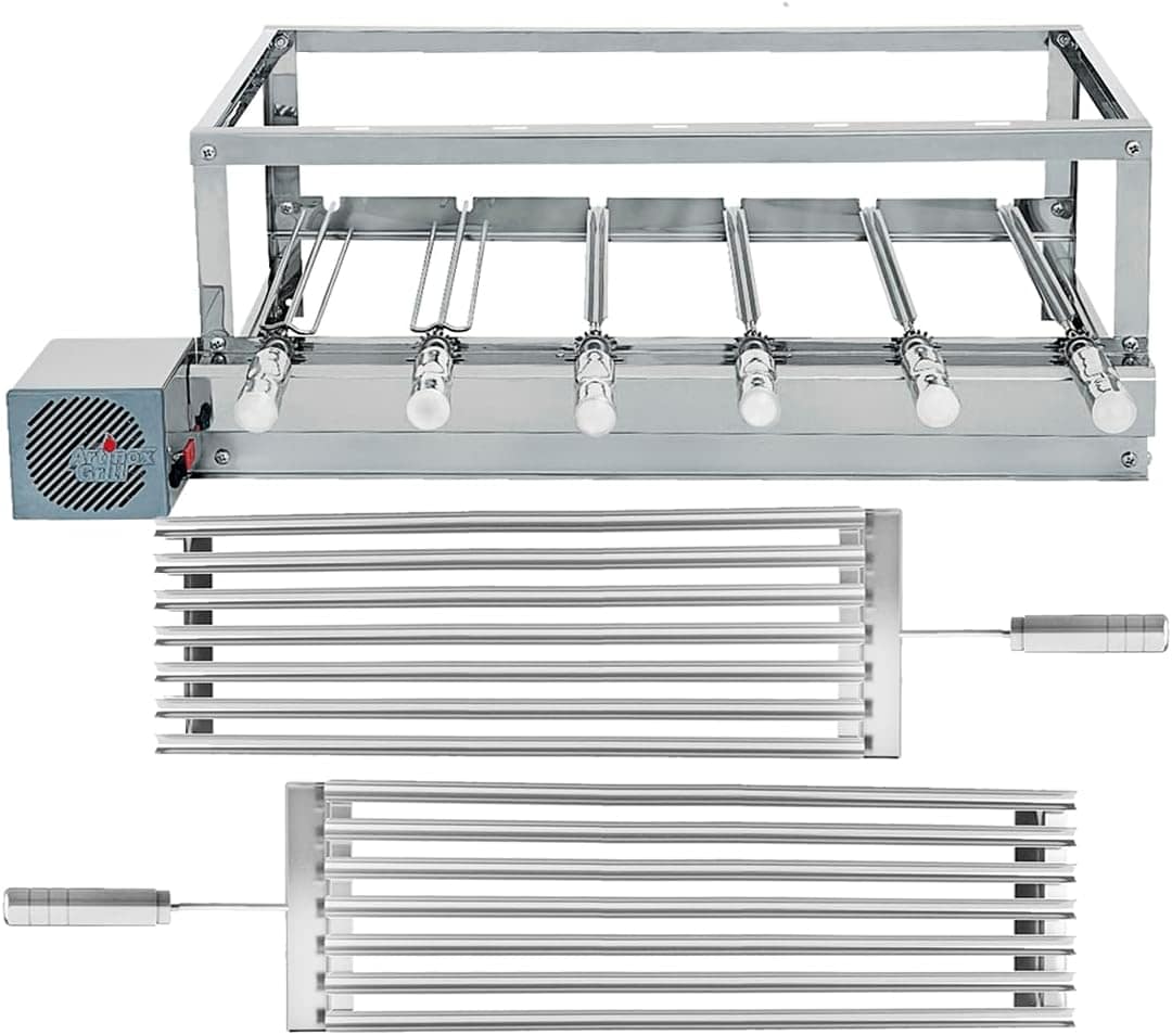 Churrasqueira Gira Grill Artinox - 100% Inox - 6 Espetos Gir...