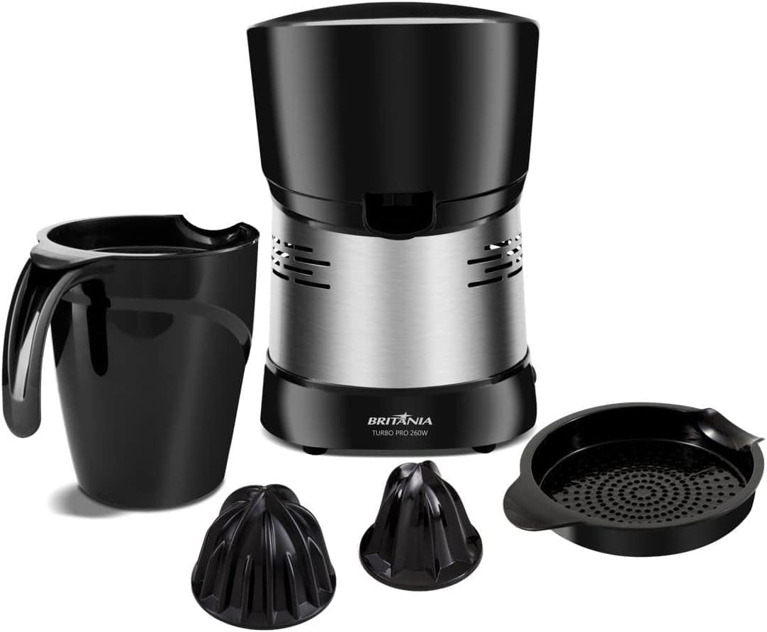 Espremedor de Frutas, Turbo Pro, 1,3L, Preto, Bivolt, Britân... - Image 8