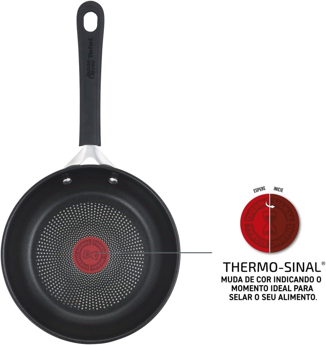 Frigideira Aço inox Com Indução Tefal Jamie Oliver 20cm - Image 6