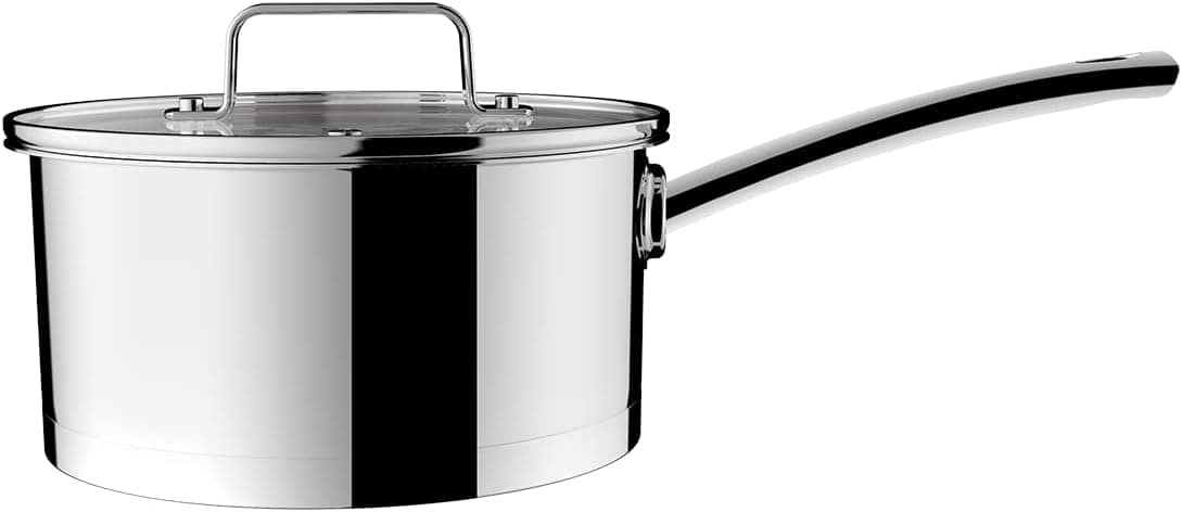 Panela com tampa Masterchef Indução, 1,7L, 16X9cm, Aço Inox,...