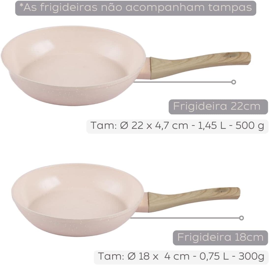 Jogo de Panelas Premium 10 Peças Indução Revestimento Cerâmi... - Image 4