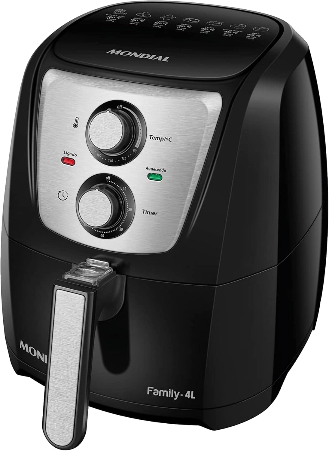 Fritadeira Sem Óleo Air Fryer 4L, Mondial, Preto/Inox, 1500W... | É bom mesmo? Descubra antes de comprar - Image 3