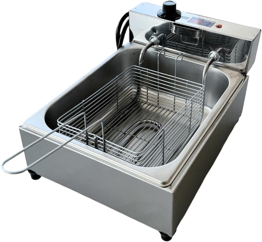 Fritadeira Industrial Elétrica Cuba 5l Inox Sem Frente | É bom mesmo? Descubra antes de comprar