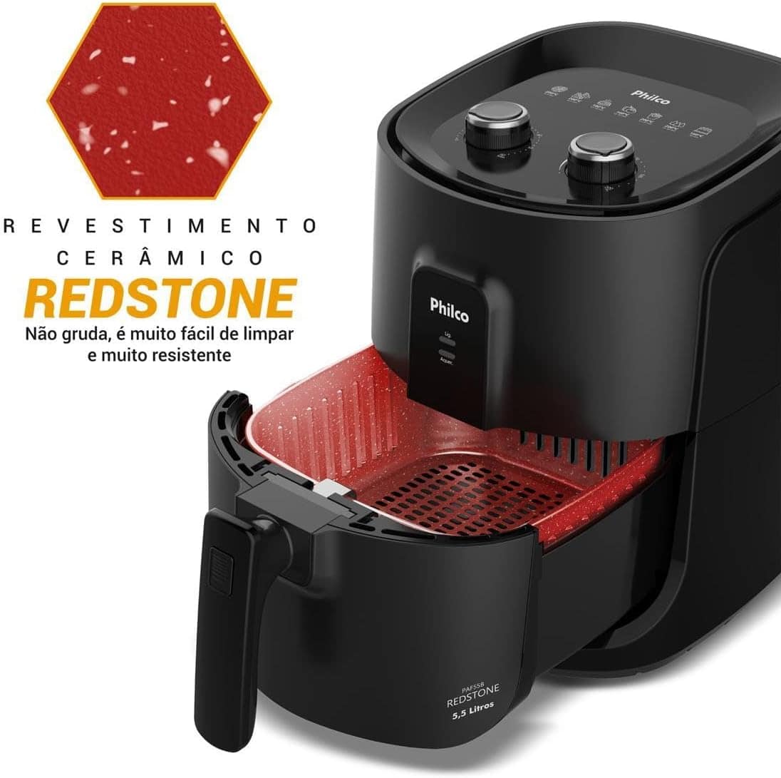 Air Fryer Philco 5,5L Revestimento Redstone 1500W 220 | É bom mesmo? Descubra antes de comprar - Image 6