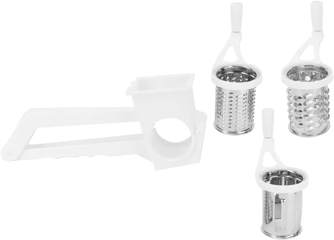 Ralador e Fatiador Manual 3 em 1 com Manivela – Ideal para Q...