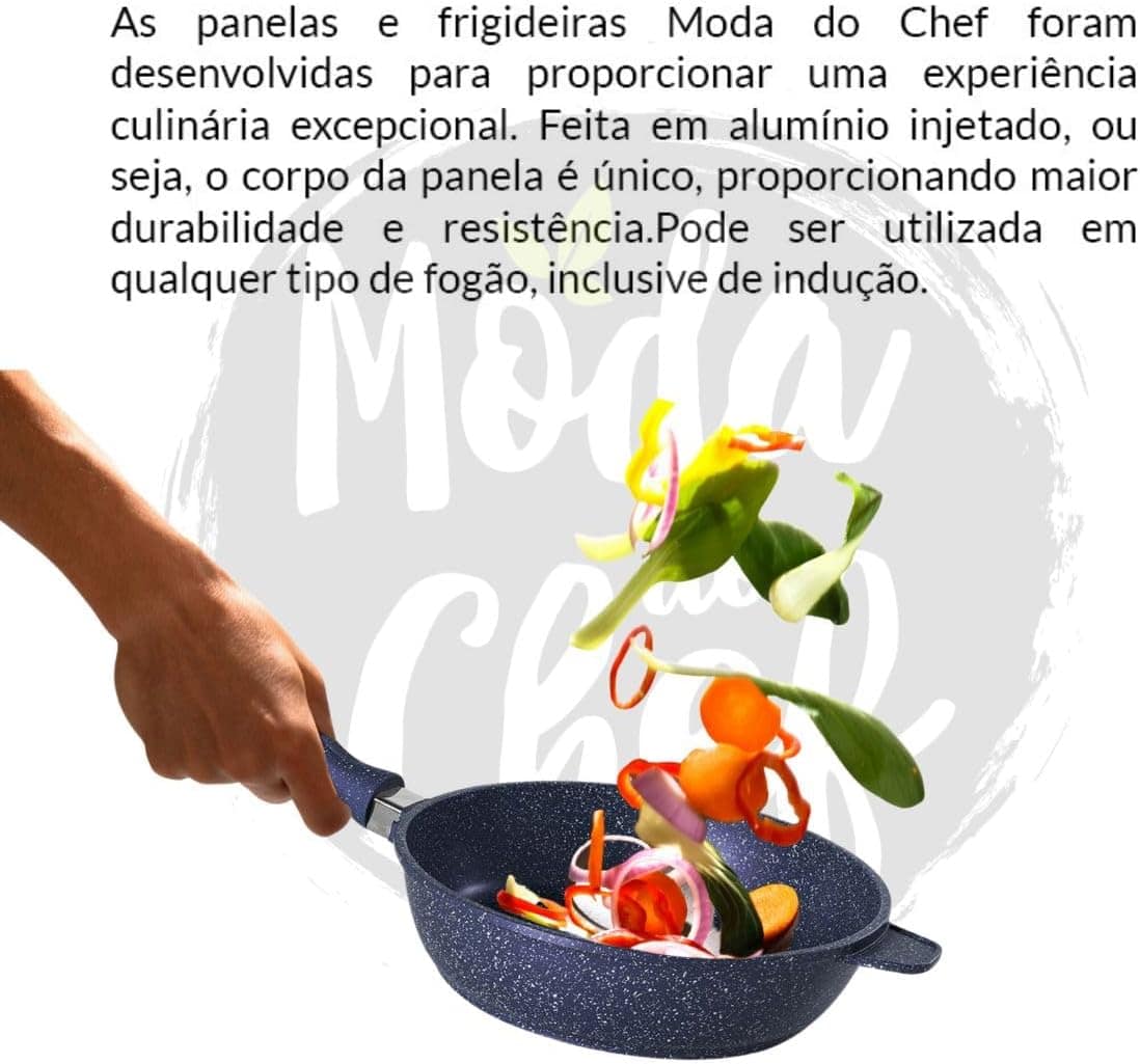 Jogo de Panelas Antiaderente com Tampa em Vidro 4 Peças Gran... - Image 10