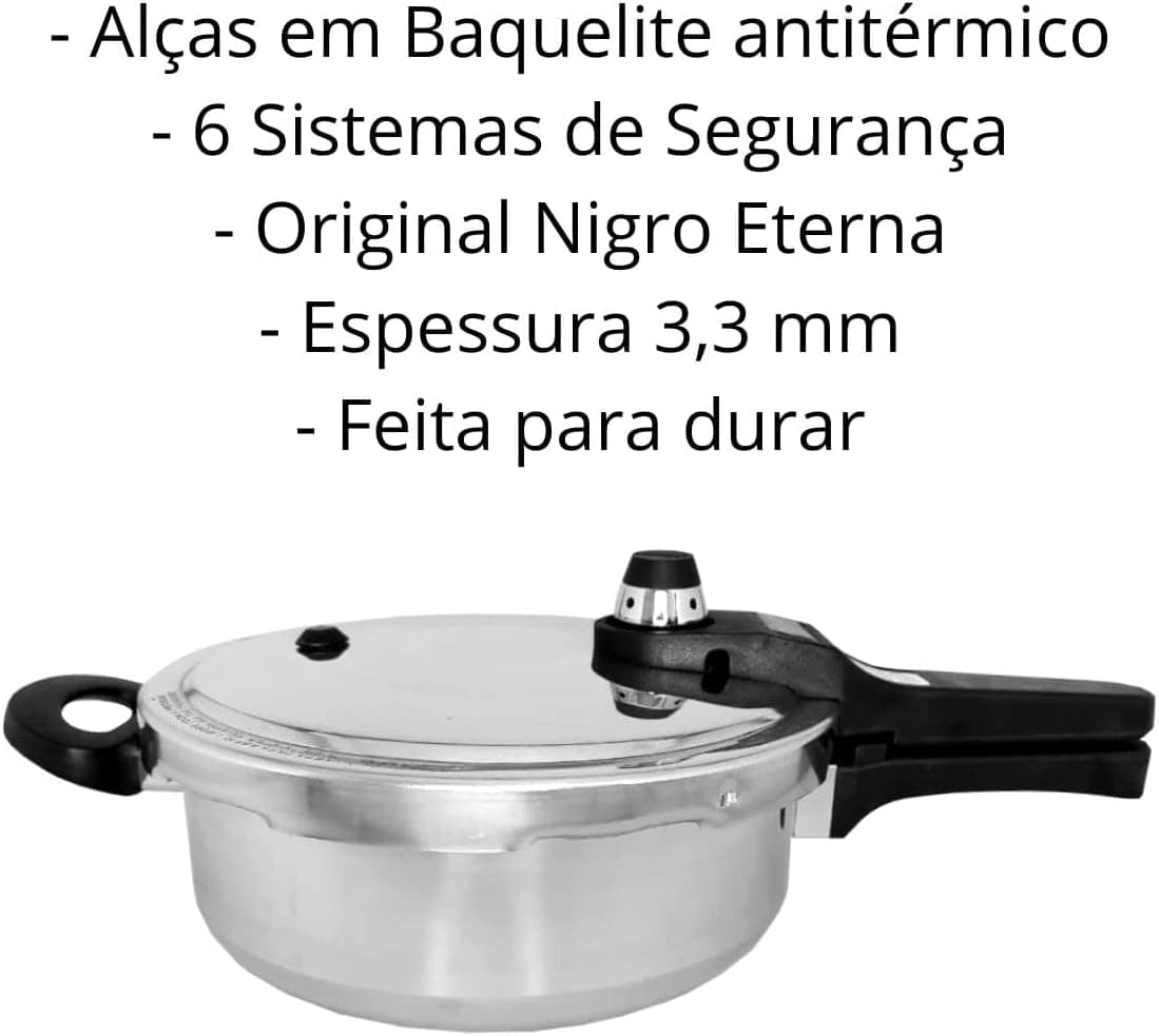 PANELA PRESSÃO 3 L ETERNA - NIGRO - Image 3