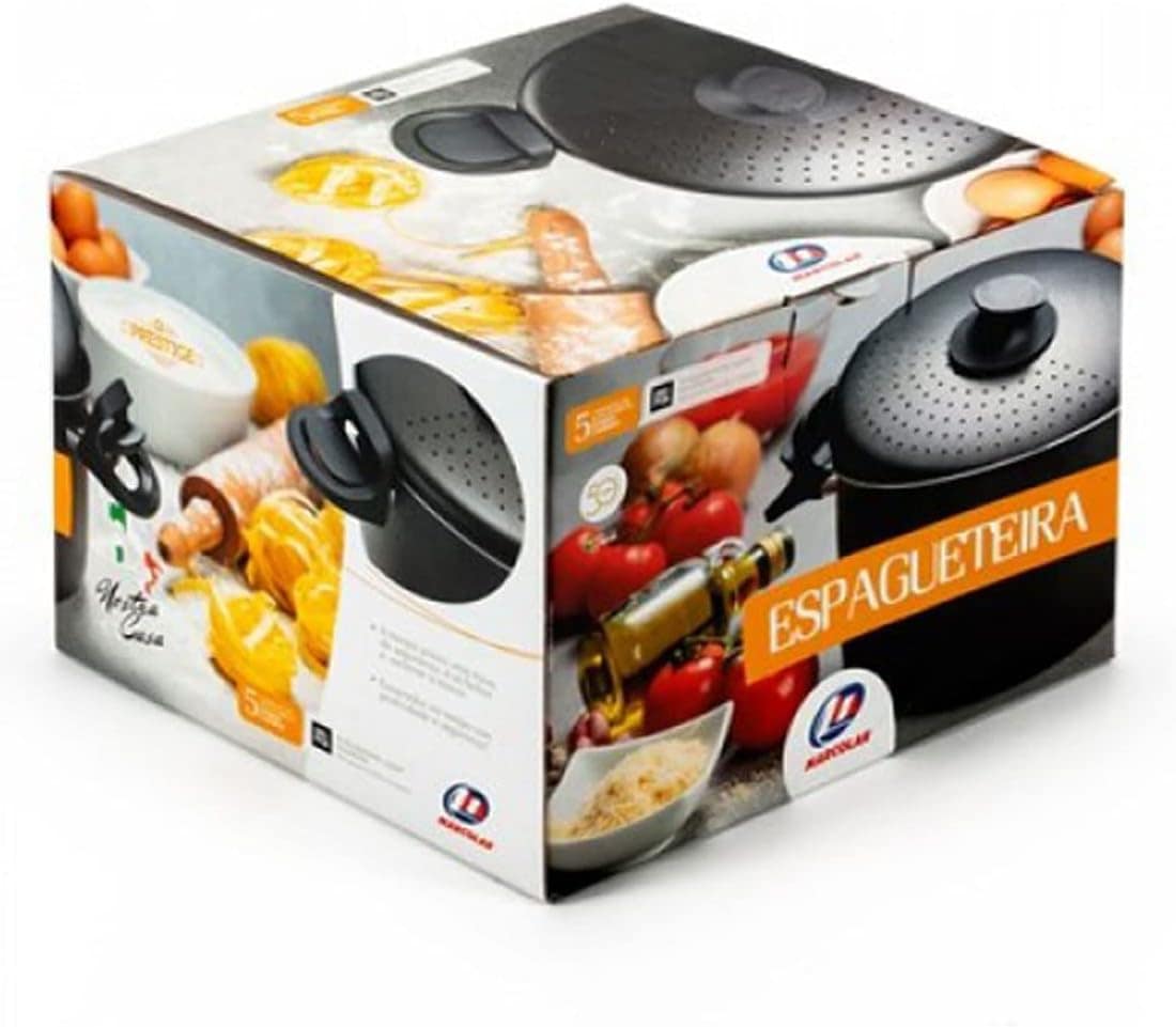 Panela para Macarrão Espagueteira Escorredor Antiaderente - Image 3