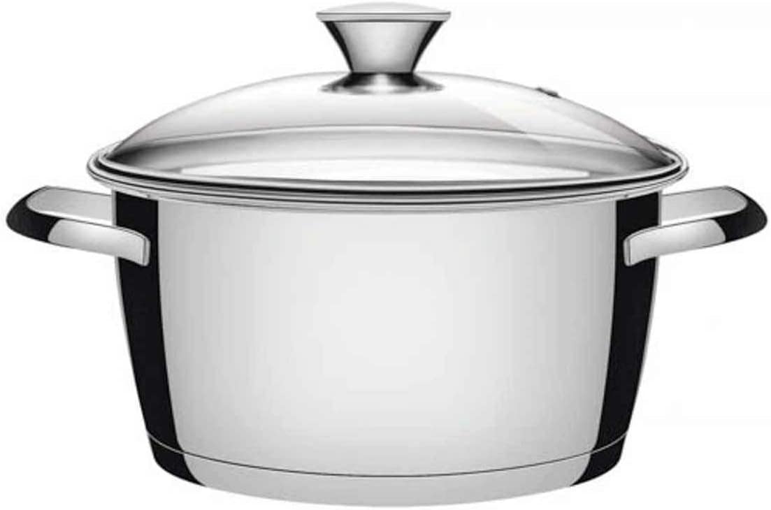 Caçarola Funda com Fundo Triplo e Tampa de Vidro Tramontina ...